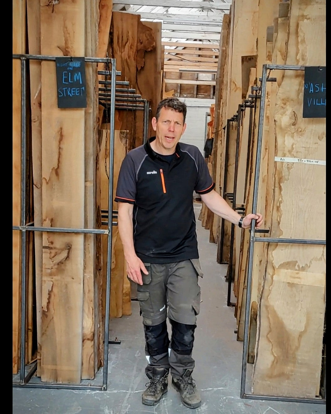 Timber yard tour