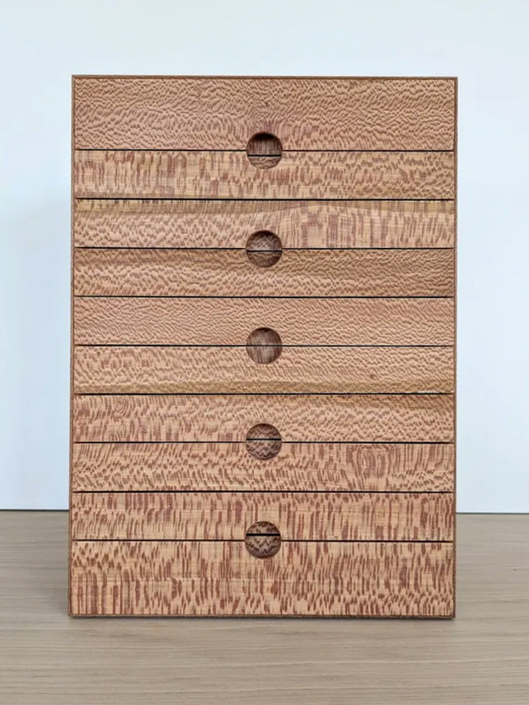 Pen chests in quartersawn London plane
