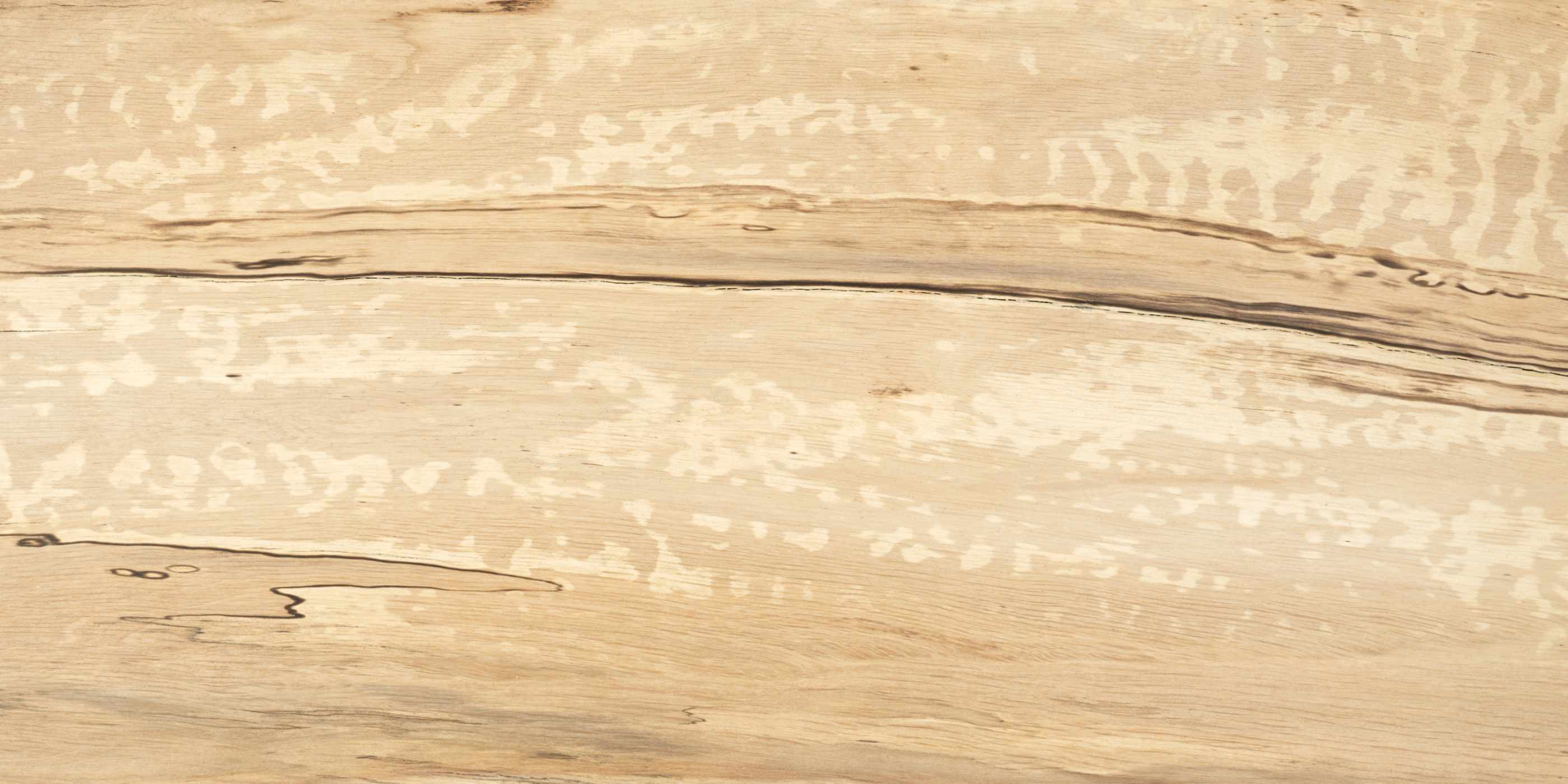 Hornbeam wood board close up with spalted grain