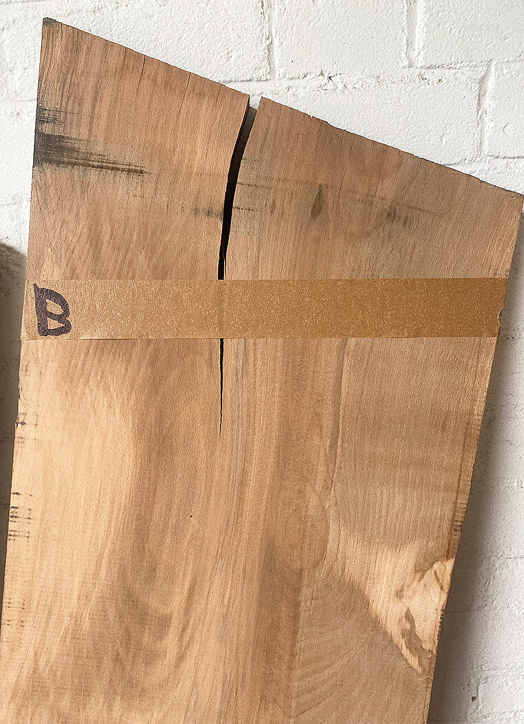 Beech - Squared-edge Flamed Boards