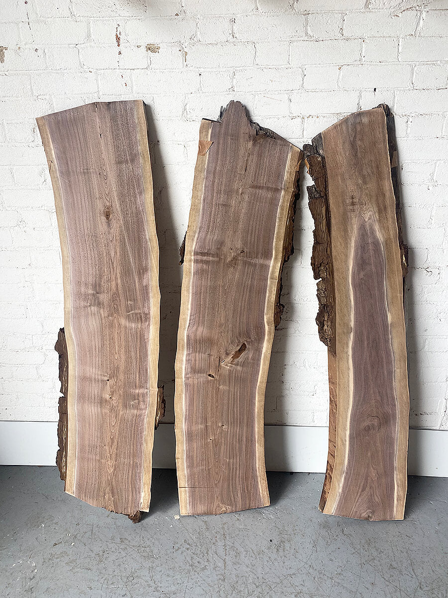Black Walnut - Waney Edge Boards