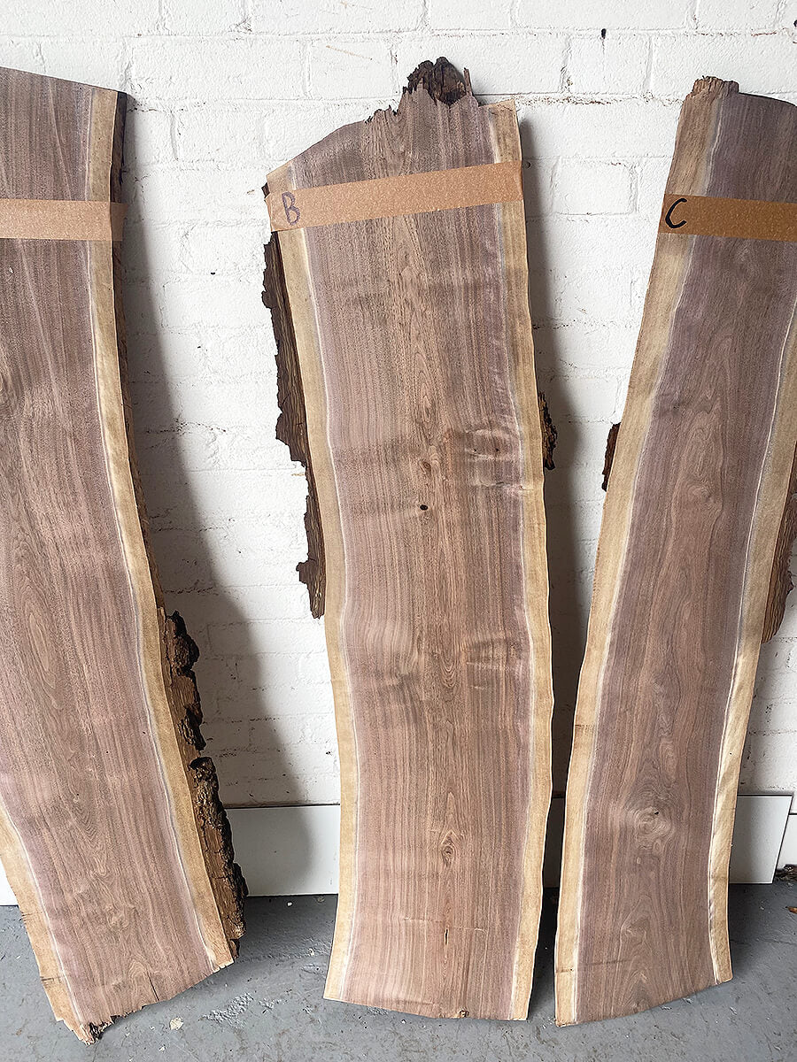 Black Walnut - Waney Edge Boards