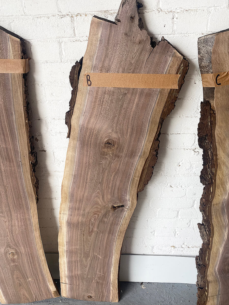 Black Walnut - Waney Edge Boards