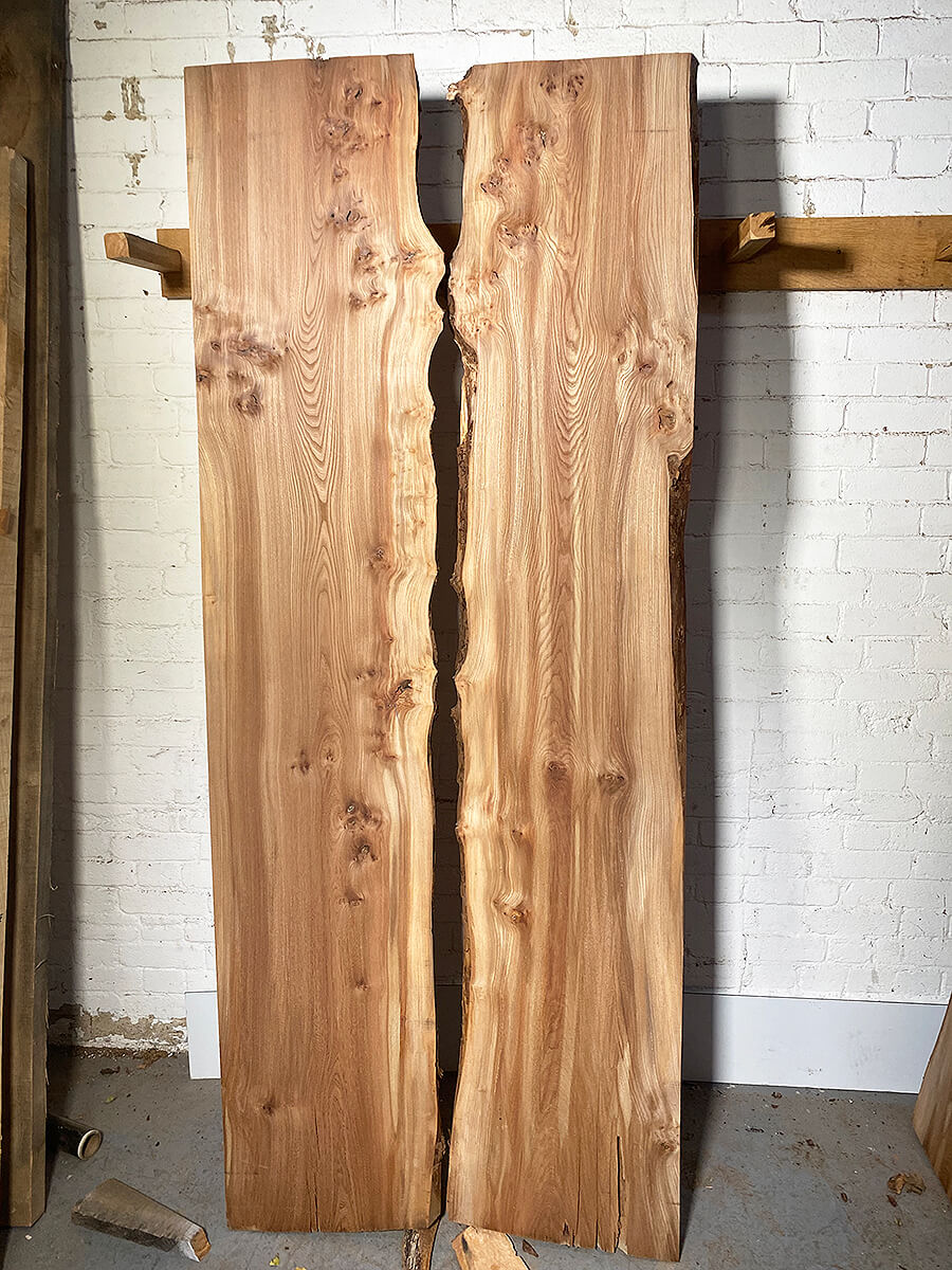 Elm - Bookmatched Pair