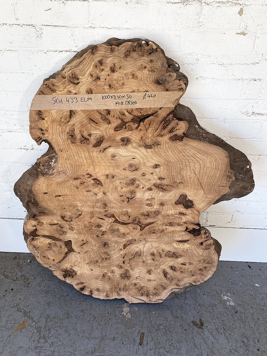 Elm - Character Burr Slab / Slice