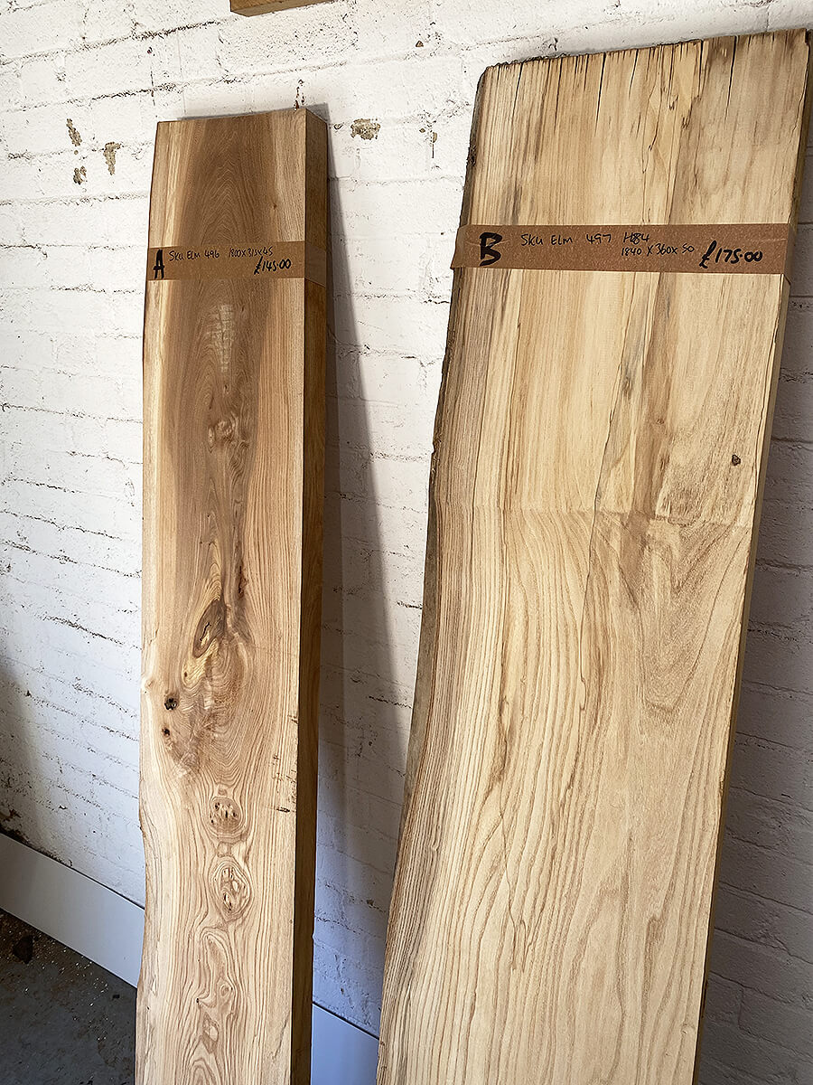 Elm - Live Edge Boards
