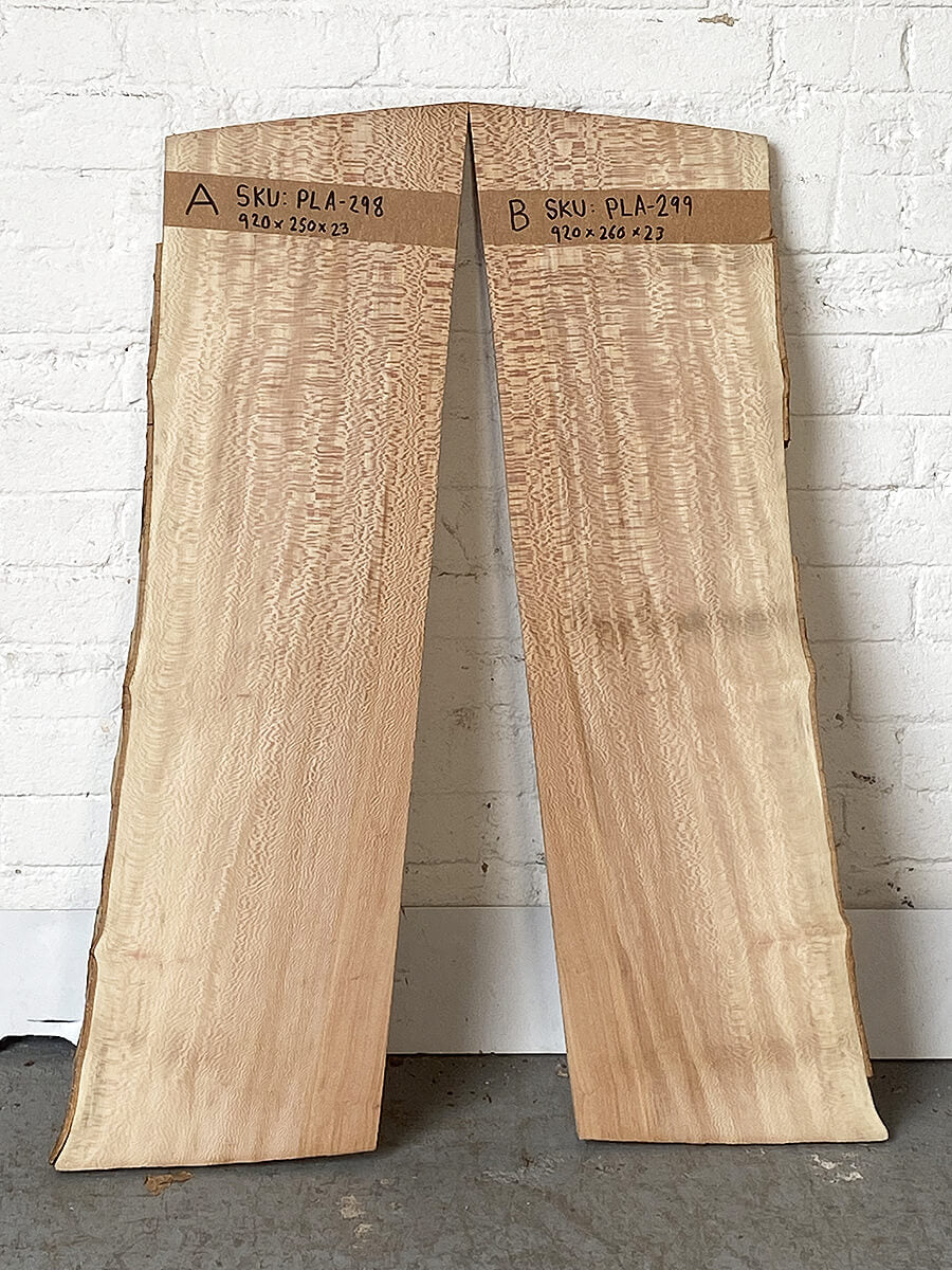London Plane - Bookmatched Pair