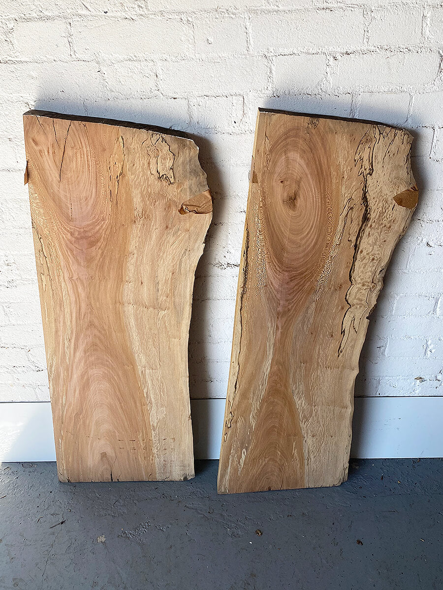 London Plane - Spalted Bookmatched Pair
