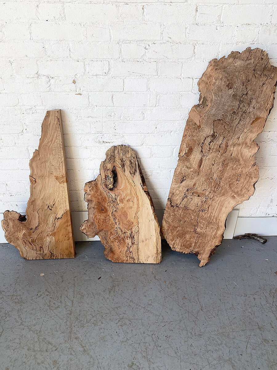 London Plane - Spalted Live Edge Boards