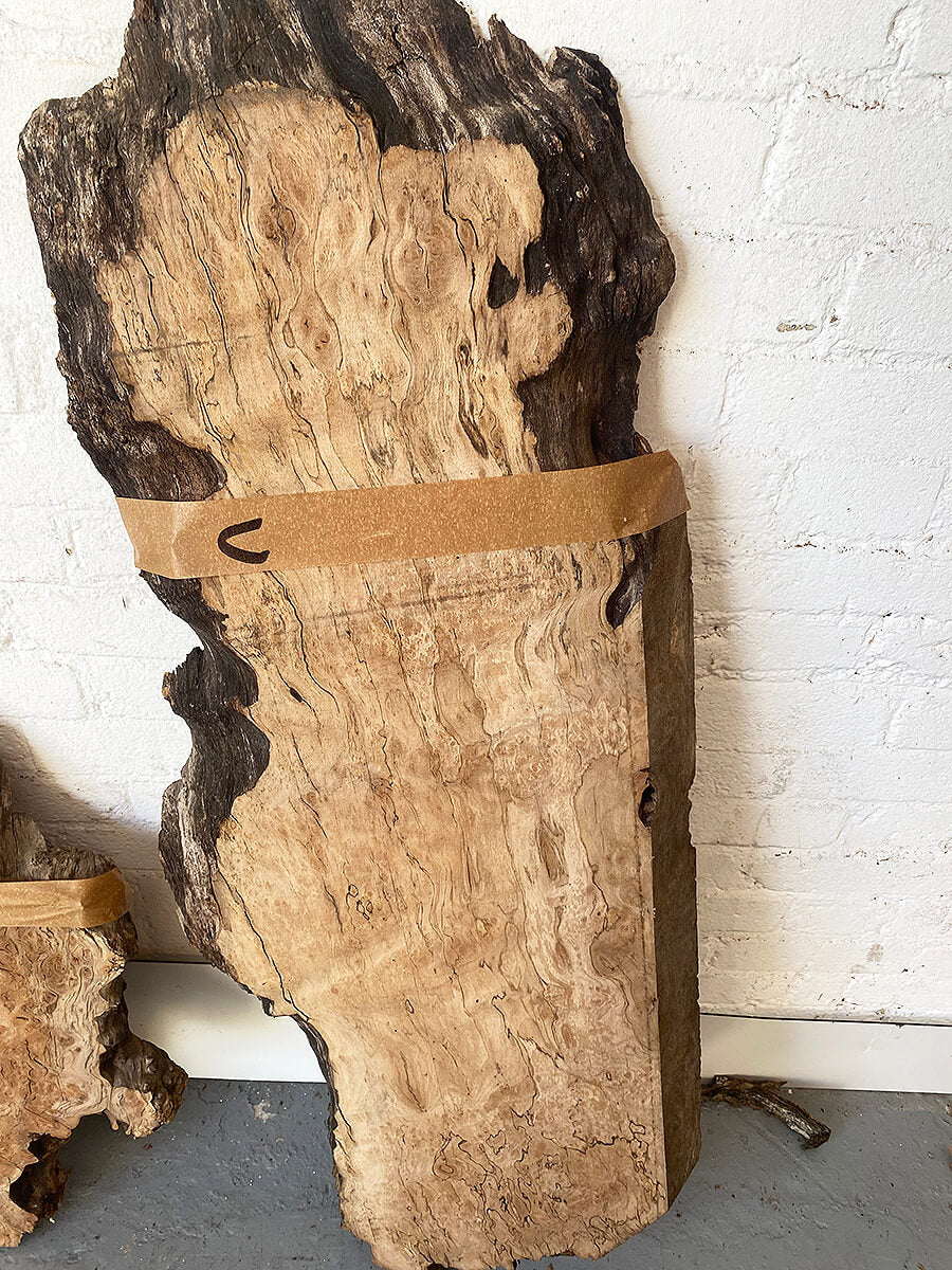 London Plane - Spalted Live Edge Boards