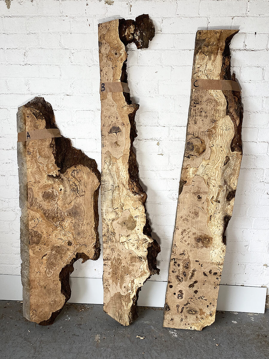 Oak - Character Burr Boards