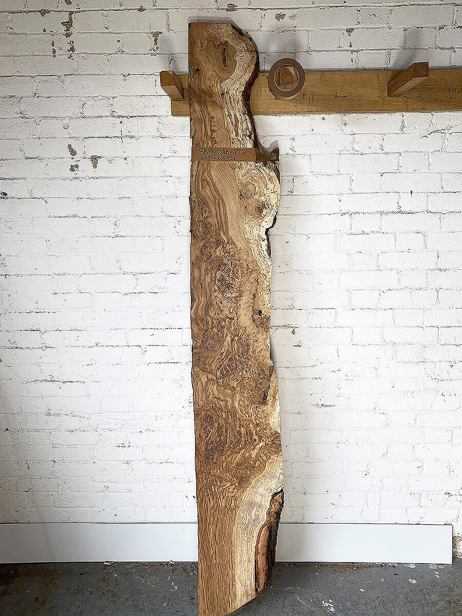 Oak - Live Edge Burr Board