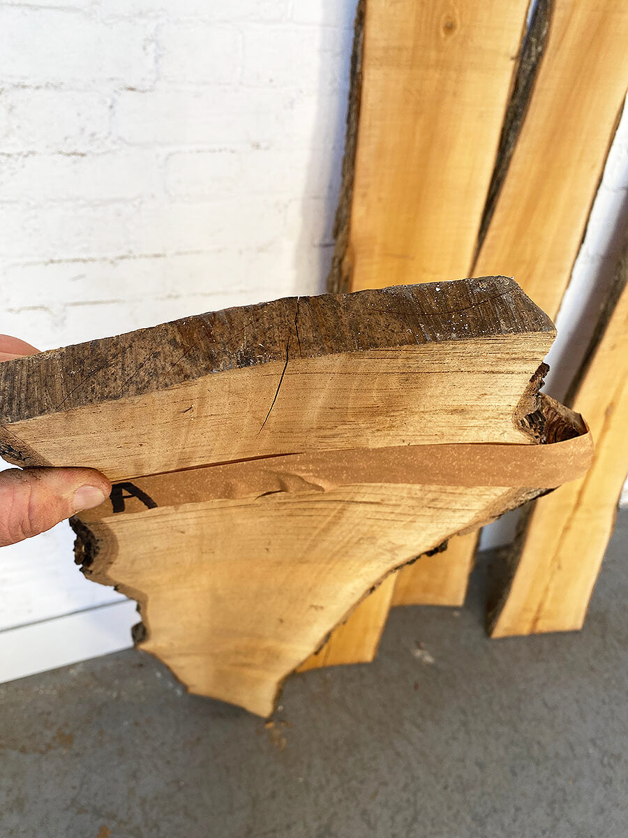 Pear - Rustic Double Live Edge Boards (Timber Pack)