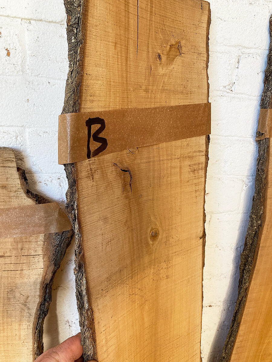 Pear - Rustic Double Live Edge Boards (Timber Pack)