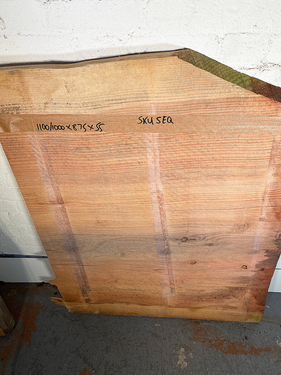 Sequoia Redwood - Rough Sawn Slab