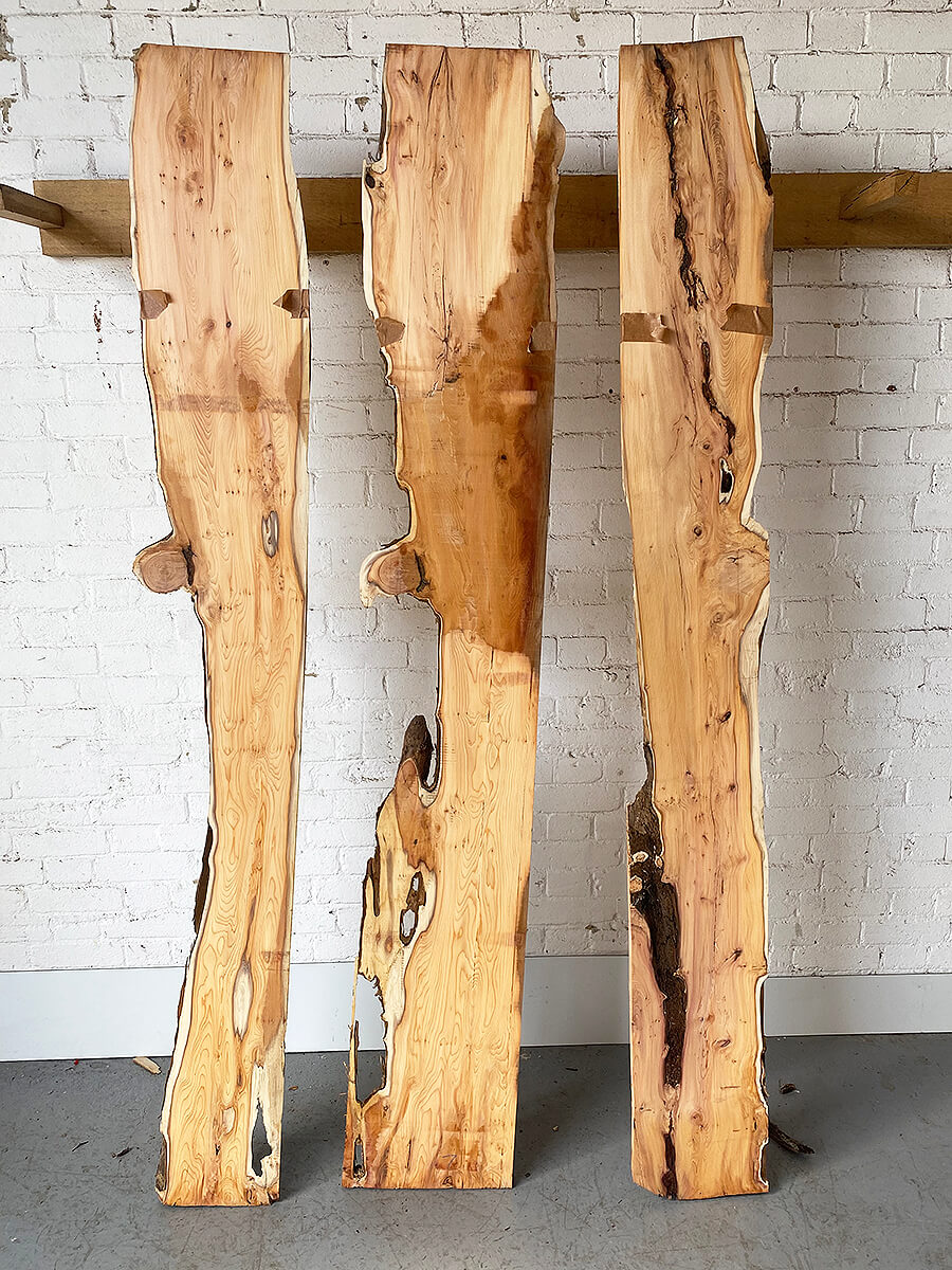 Yew - Live Edge Boards
