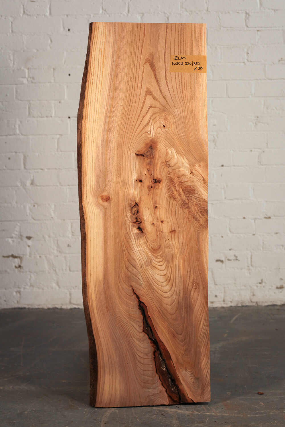 Elm - Waney Edge board