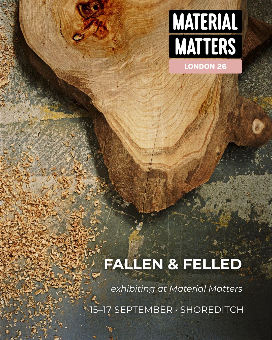 Fallen & Felled at Material Matters exhibition
