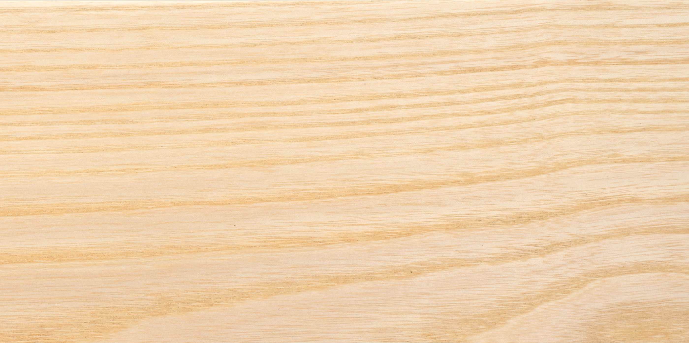 Close-up of ash wood board showing light texture with visible grain pattern