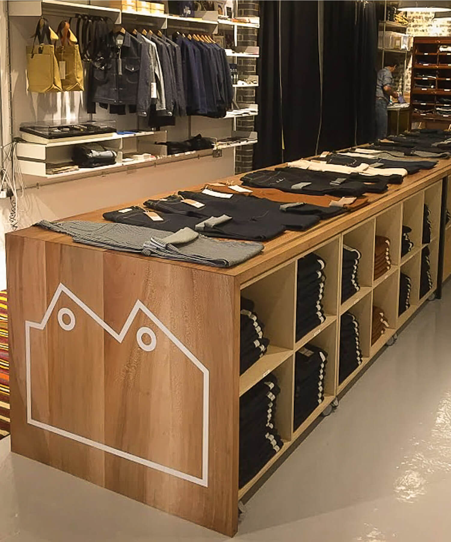 Tailors table at Blackhorse Lane Ateliers in London Plane