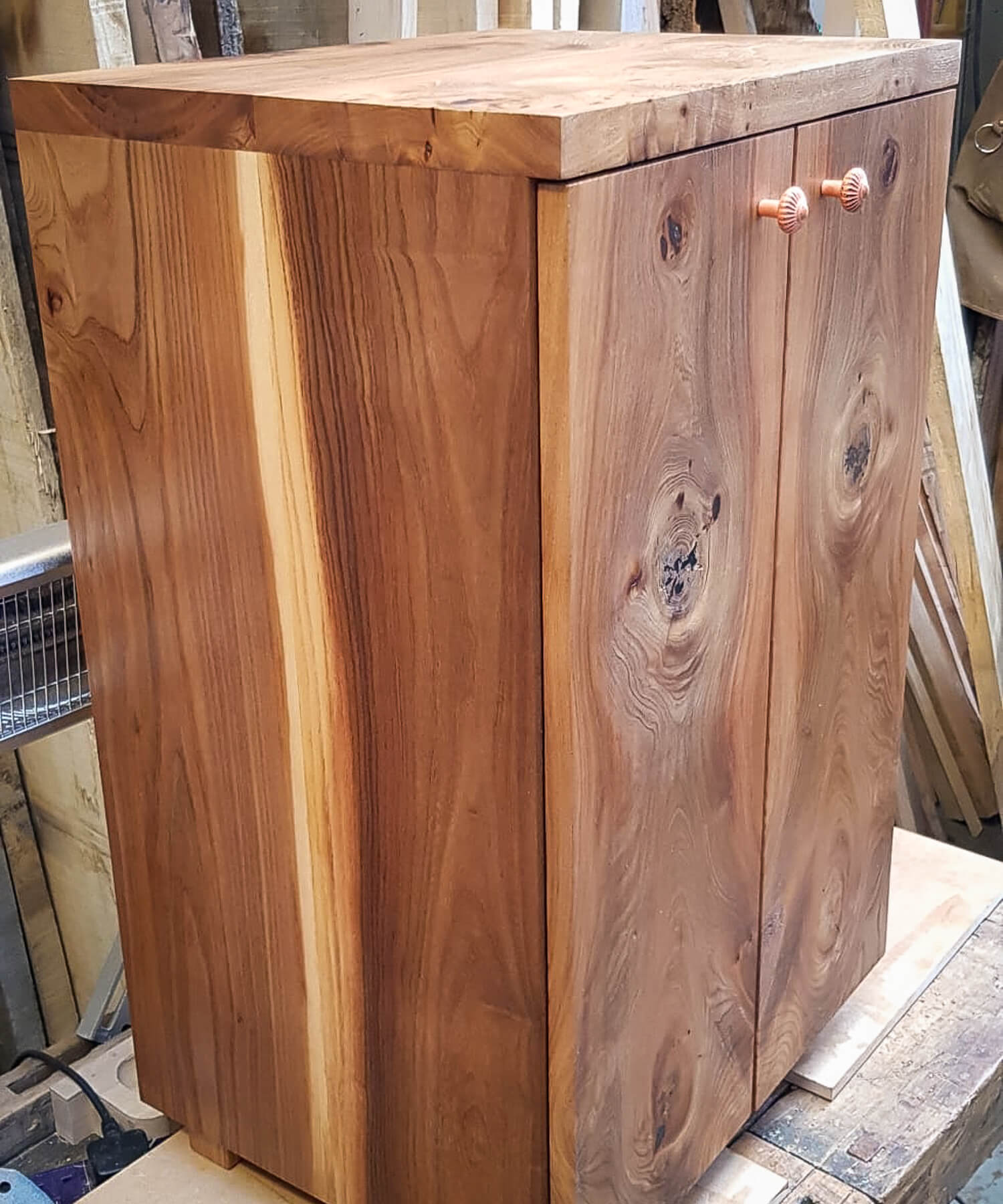 Elm bathroom cabinet
