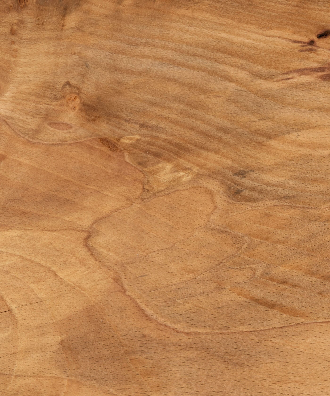 Oiled flamed beech timber grain close up