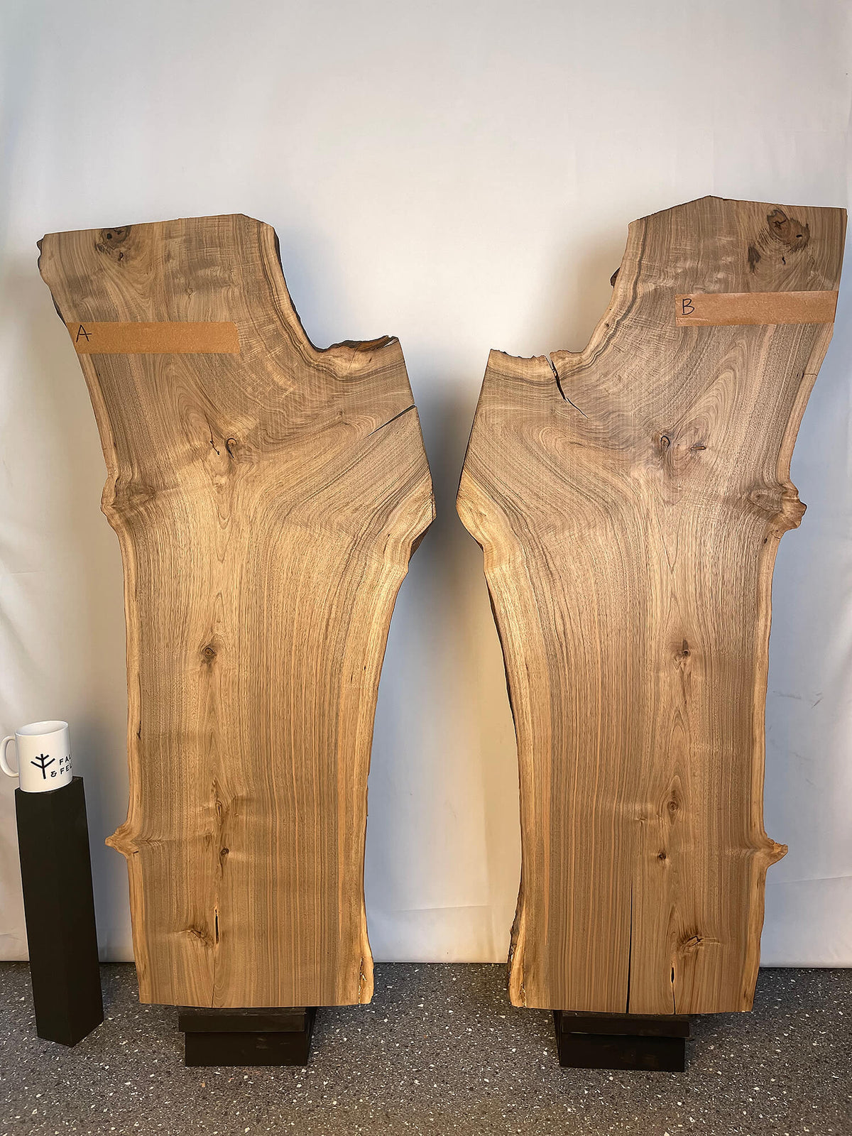 Black Walnut - Bookmatched Wood Boards