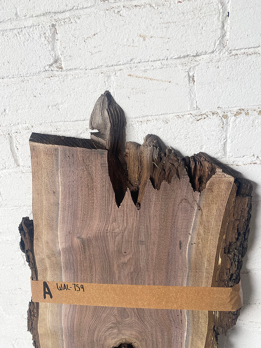 Black Walnut - Live Edge Character Board