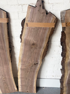 Black Walnut - Waney Edge Boards