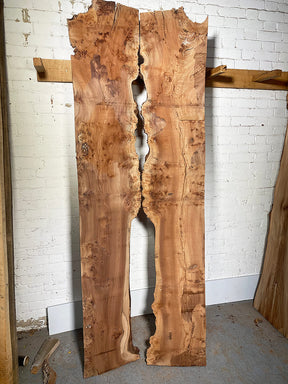 Elm - Bookmatched Live Edge Pair