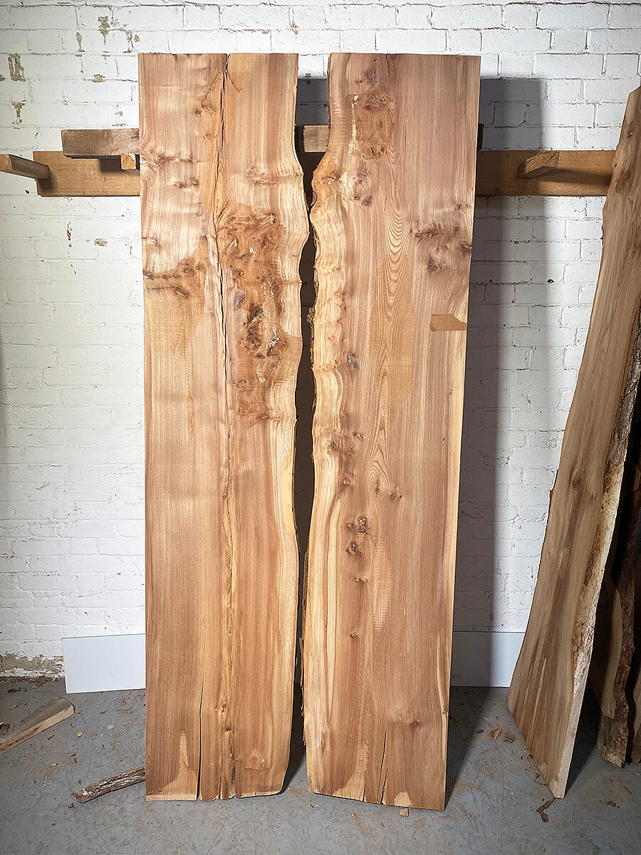 Elm - Bookmatched Wood Boards