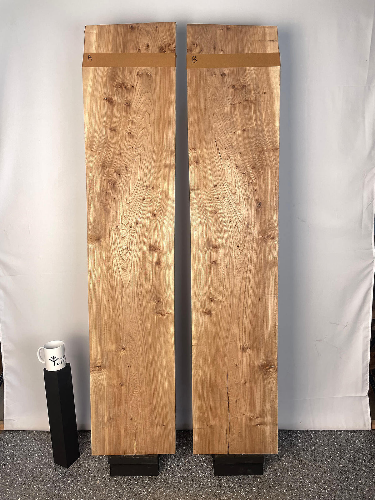 Elm - Bookmatched Wood Boards