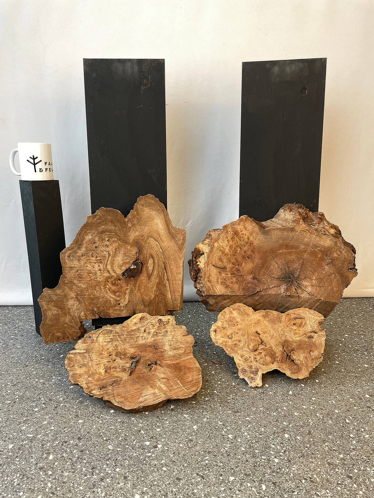 Elm - Character Burr Boards (Timber Pack)