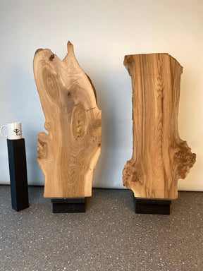 Elm - Double Waney Edge Pair