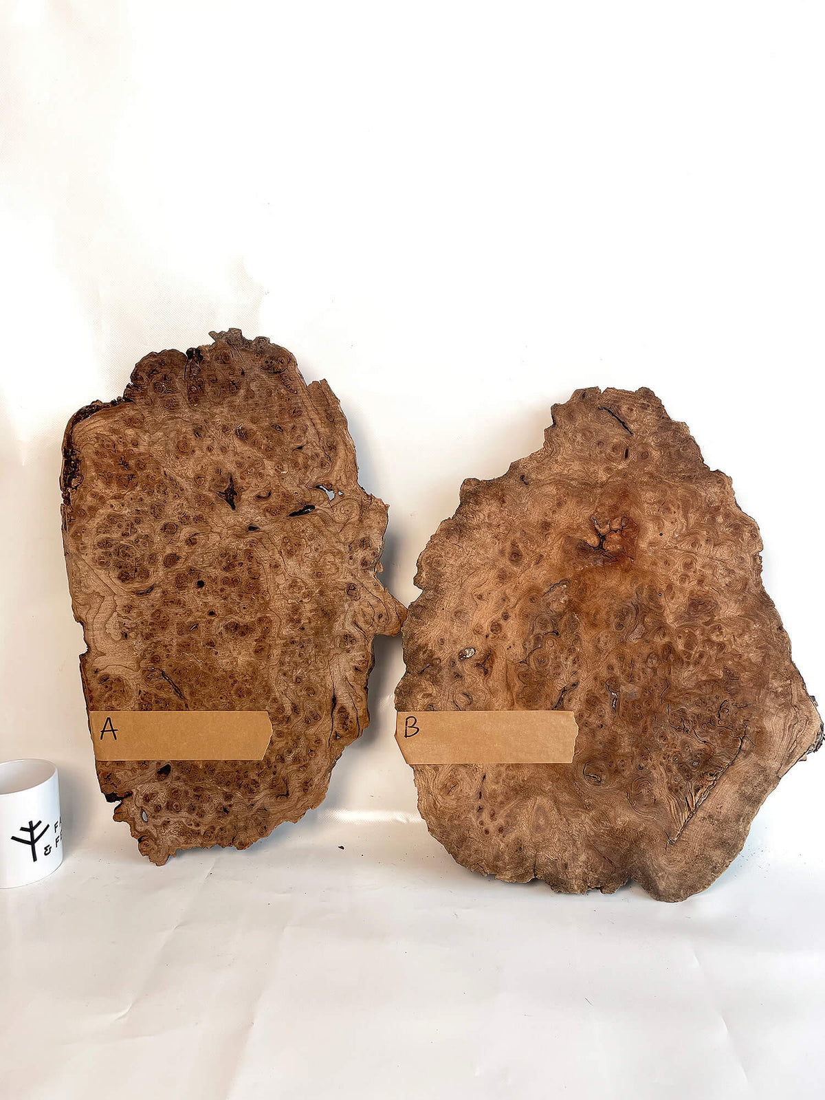 Elm - Rustic Burr Pair