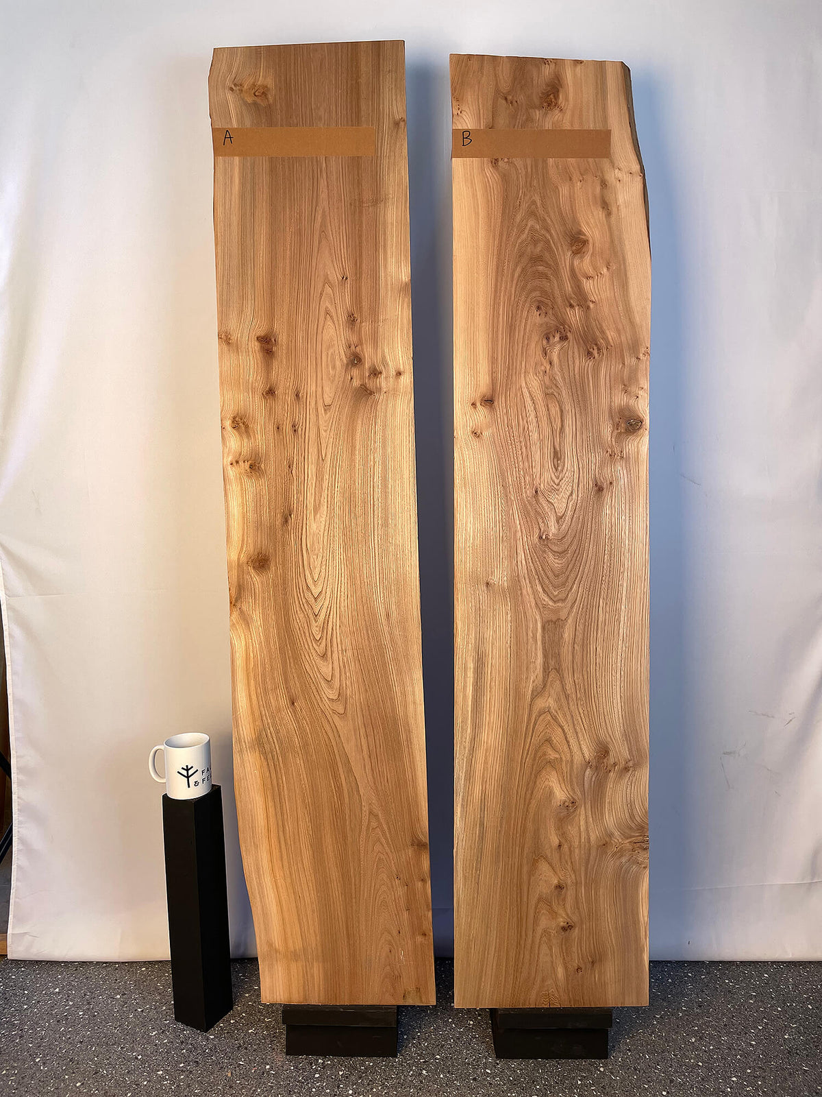 Elm - Waney Edge Boards