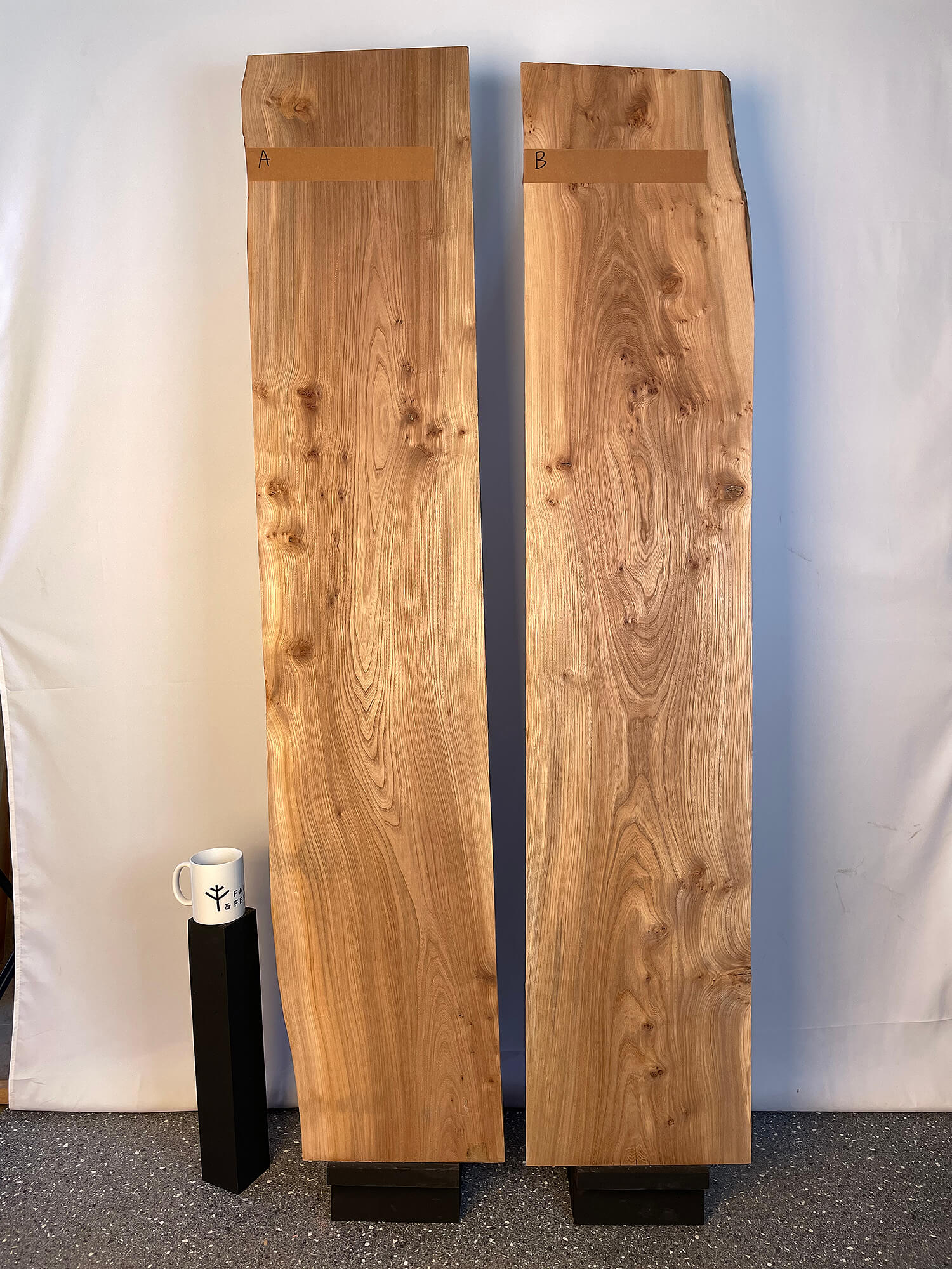Elm - Waney Edge Boards