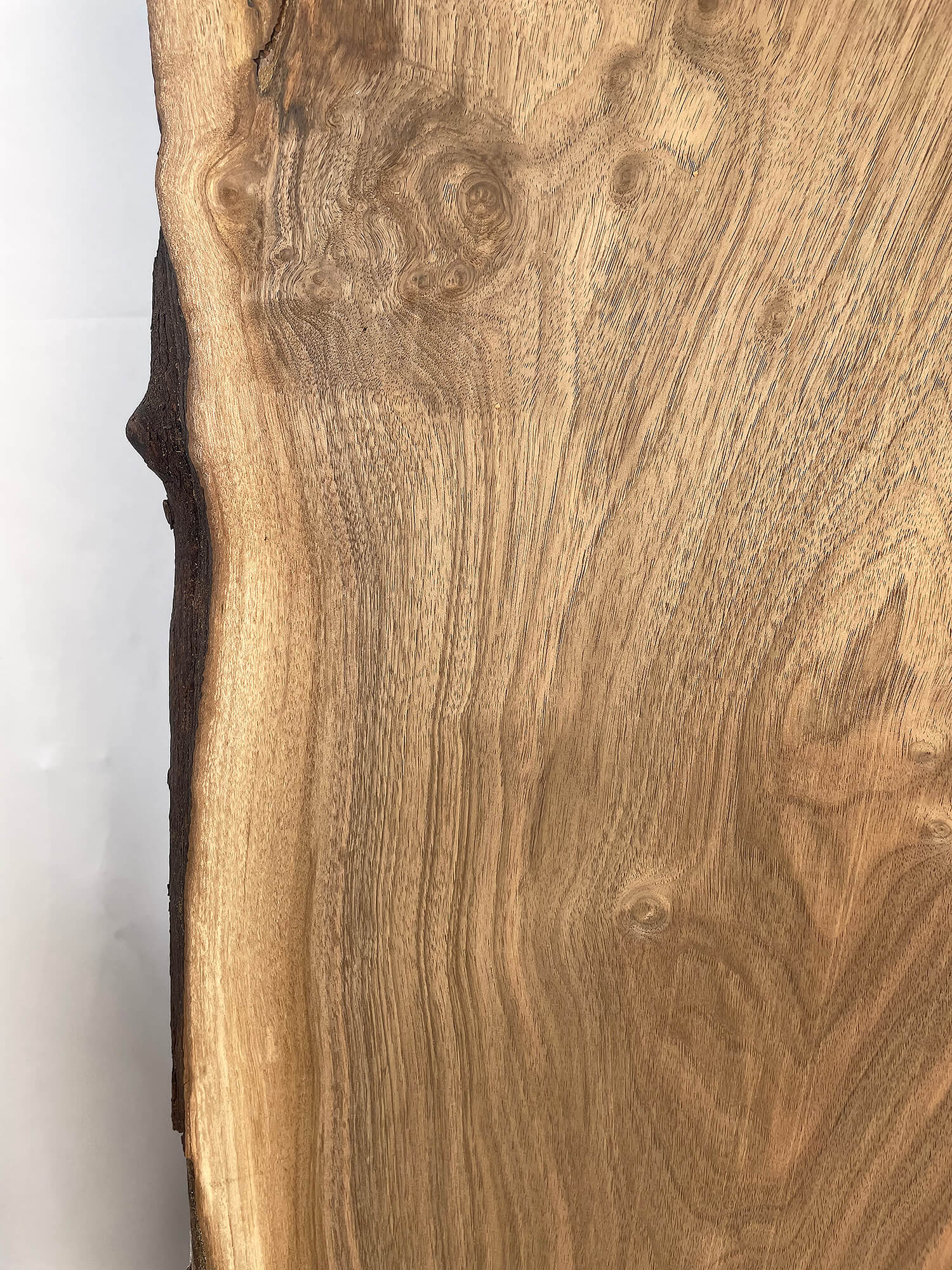 English Walnut - Double Live Edge Board