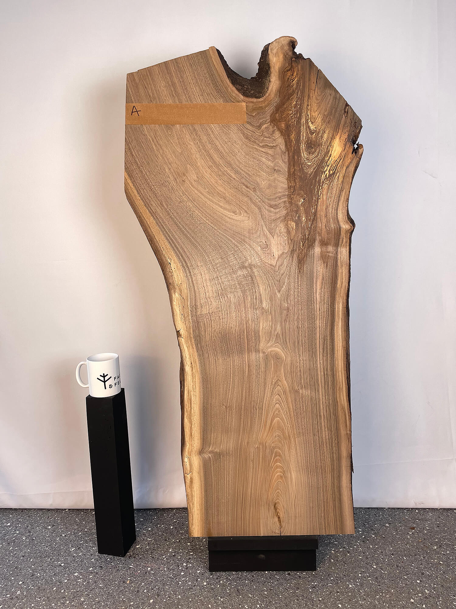 English Walnut - Live Edge Slab
