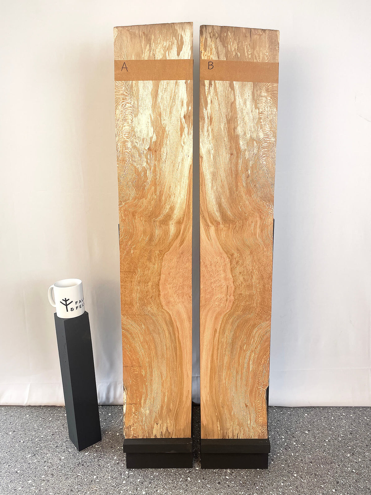 London Plane - Bookmatched Lace Boards