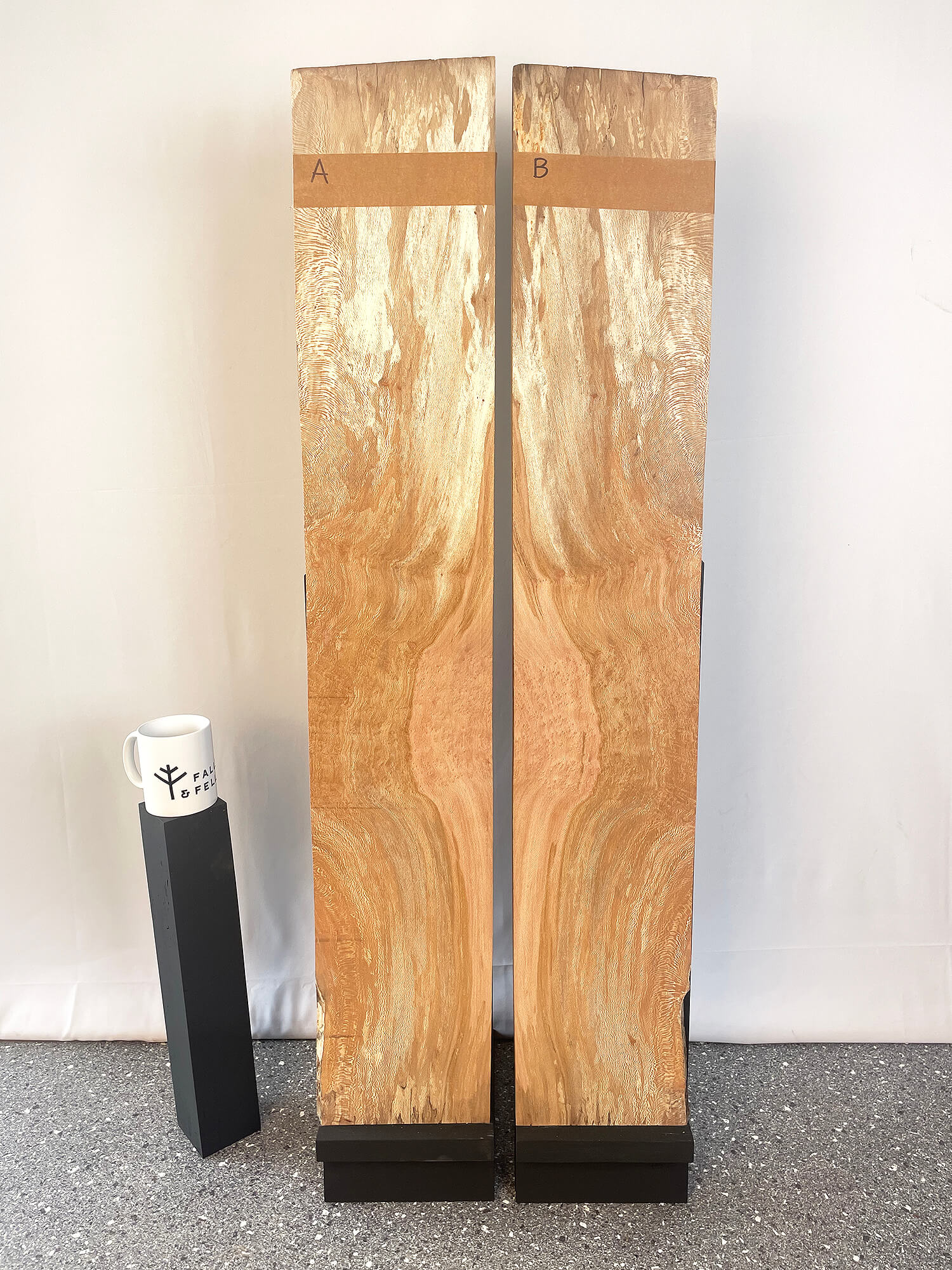 London Plane - Bookmatched Lace Boards