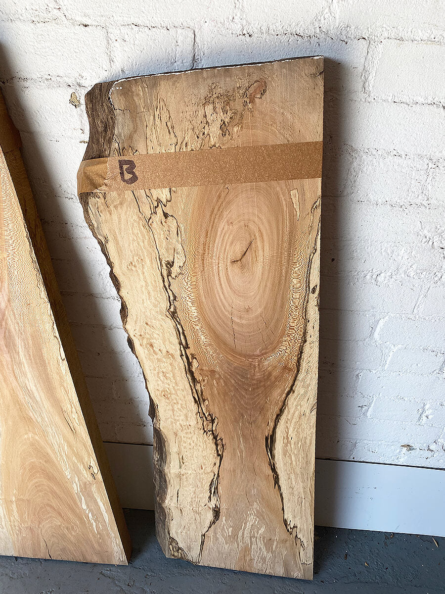 London Plane - Spalted Bookmatched Pair