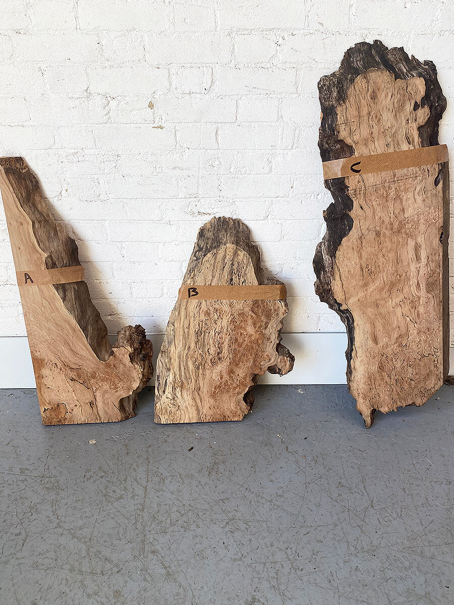 London Plane - Spalted Live Edge Boards