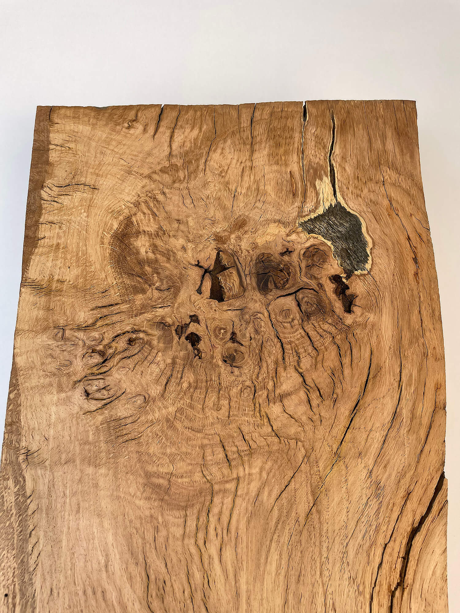 Oak - Straight Edge Burr Board