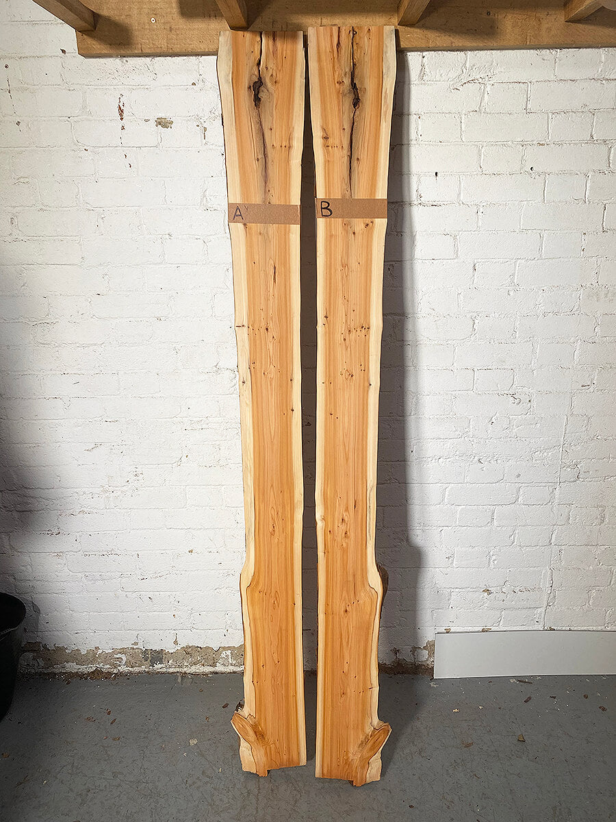 Yew - Bookmatched Wood Boards