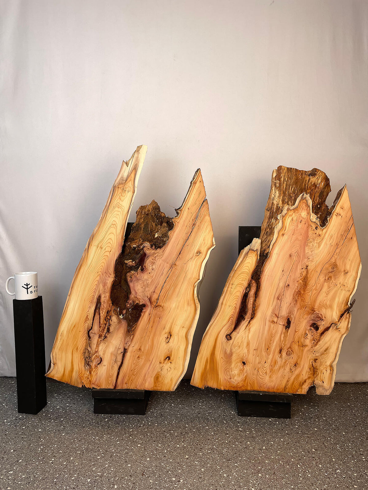 Yew - Double Live Edge Boards