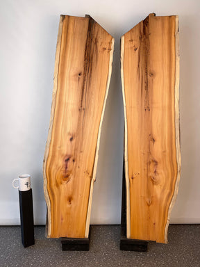 Yew - Double Live Edge Boards