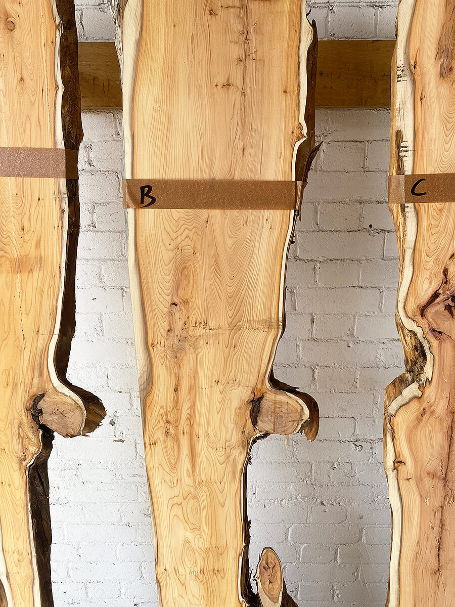 Yew - Live Edge Boards