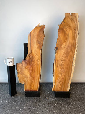 Yew - Live Edge Character Pair