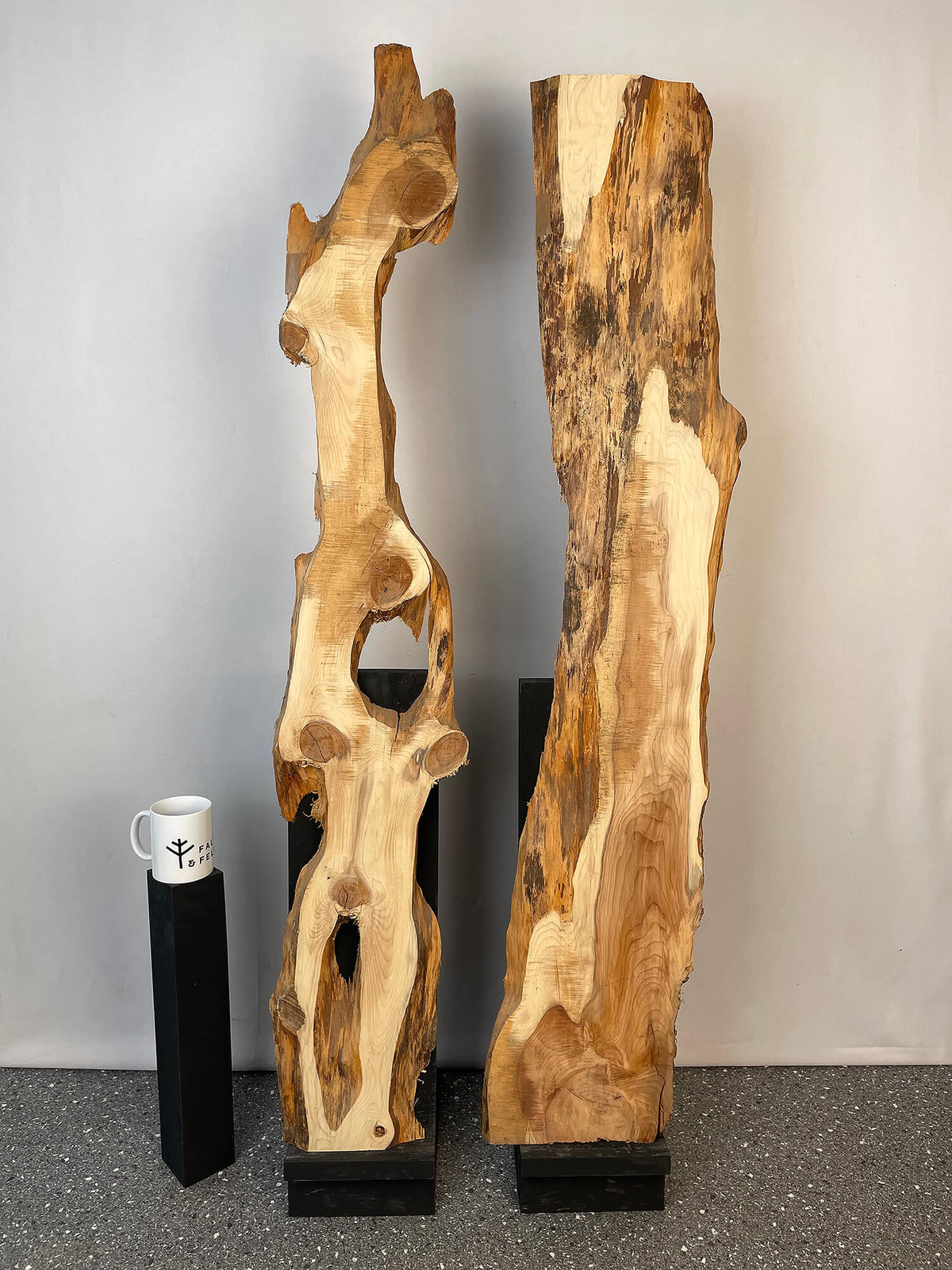 Yew - Live Edge Character Pair